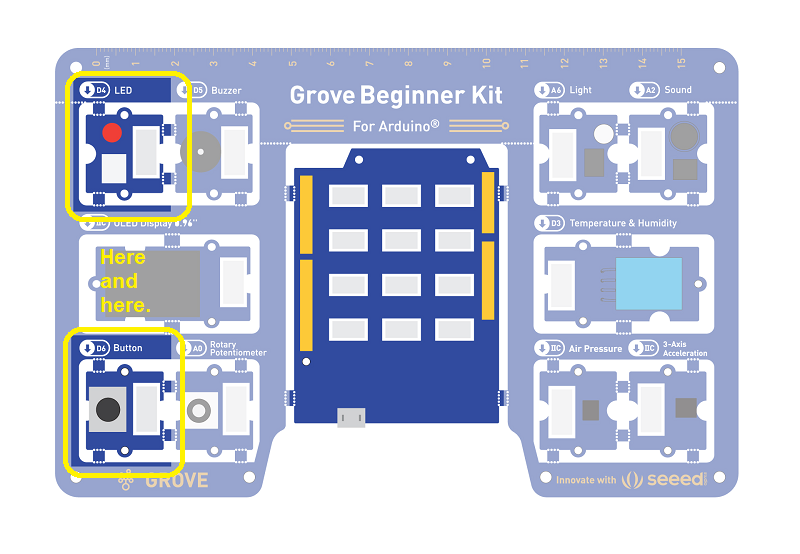 DjsBlog: Grove Beginner Kit For Arduino -Codecraft Lesson 2 - Pressing  Button to light up LED